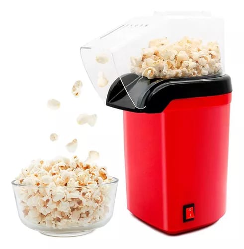 PIPOQUEIRA ELÉTRICA Máquina Fazer Pipoca Sem Óleo POPCORN MAKE 100v-220v