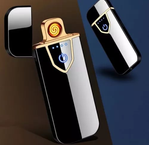 Isqueiro Acendedor Recarregável USB Eletrônico Premium Luxo Touch