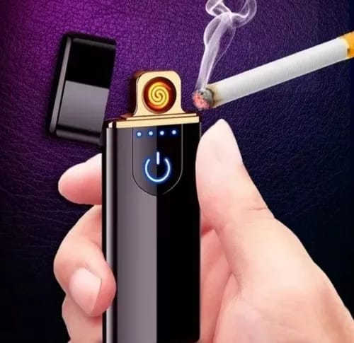Isqueiro Acendedor Recarregável USB Eletrônico Premium Luxo Touch